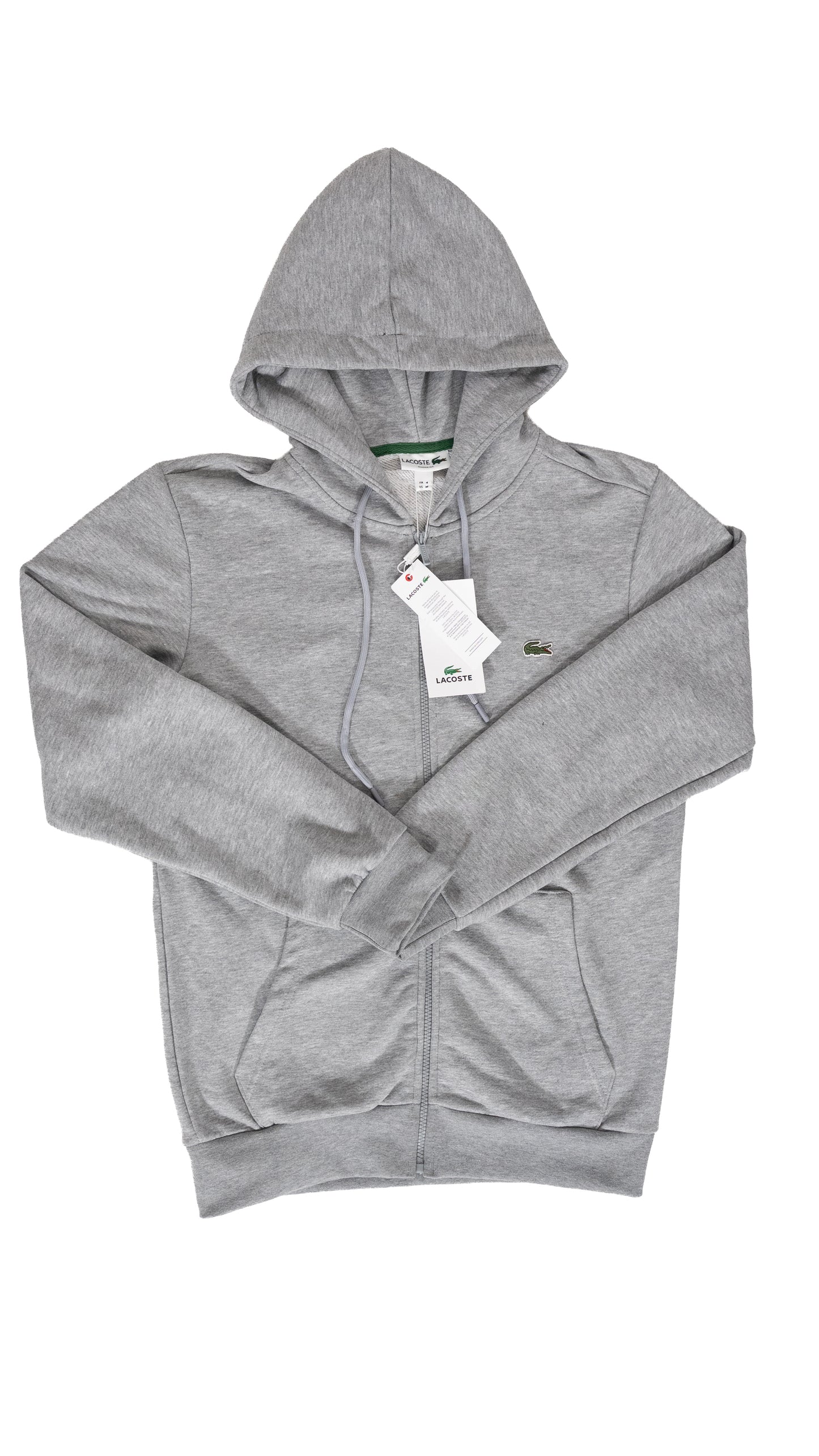 Lacoste Full-Zip Sivi Duks sa Basic Logom