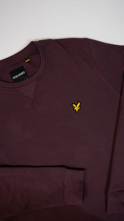 Lyle & Scott Vintage Bordo Duks sa Basic Logom