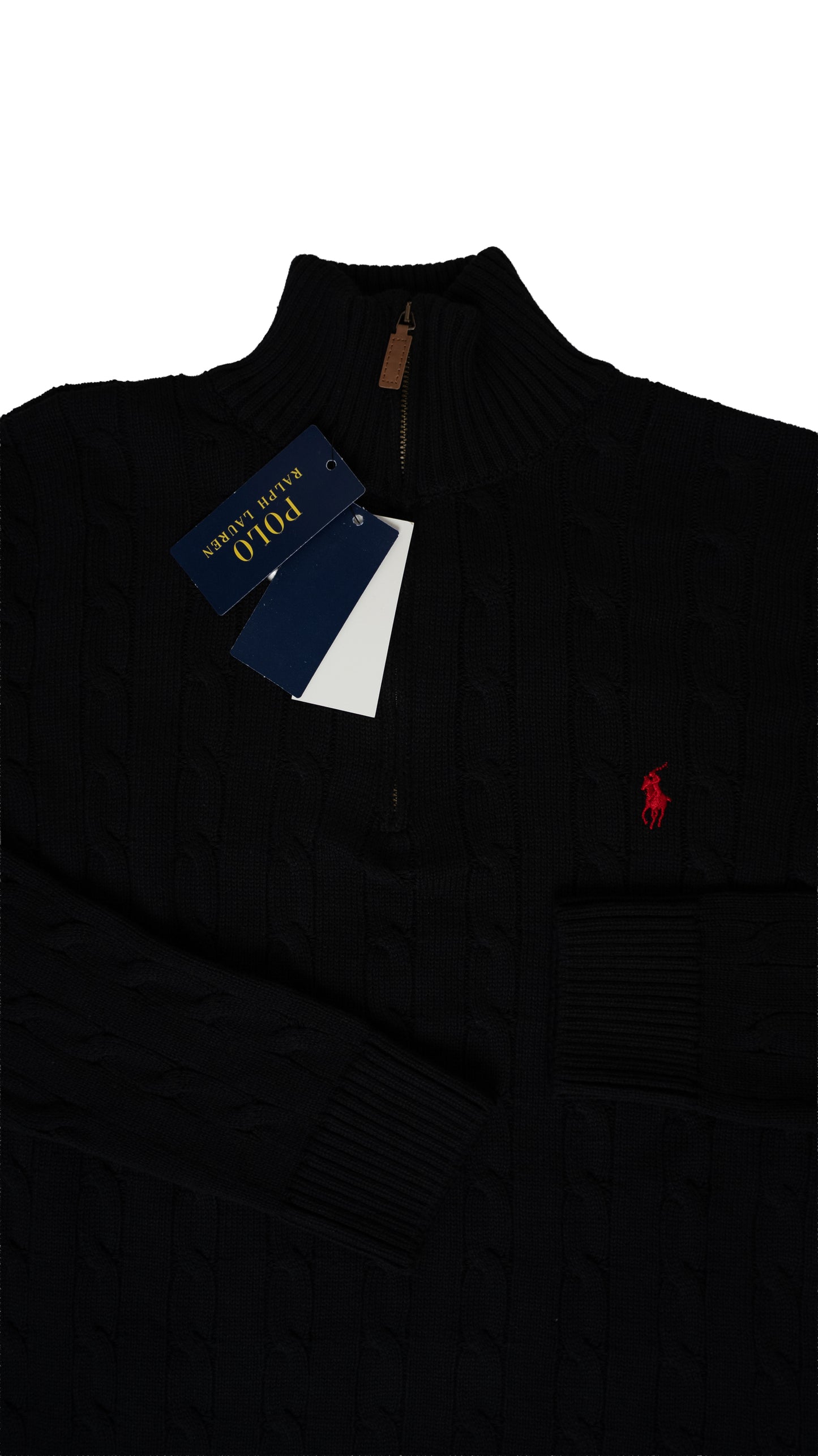 Polo Ralph Lauren Crni Quarter-Zip Džemper