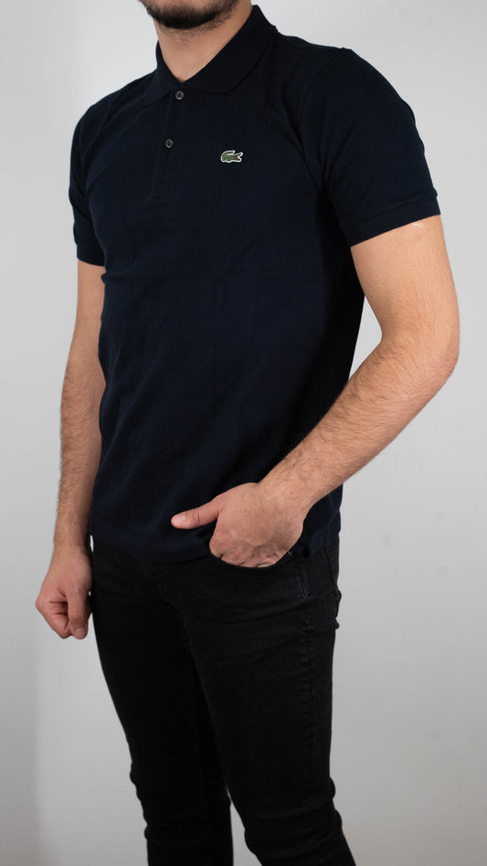 Lacoste Teget Majica na Kragnu sa Basic Logom