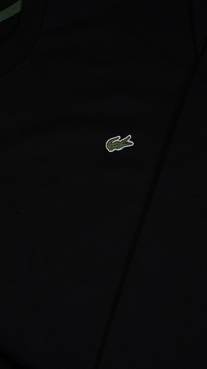 Lacoste Crni Komplet sa Minimalistic Logom