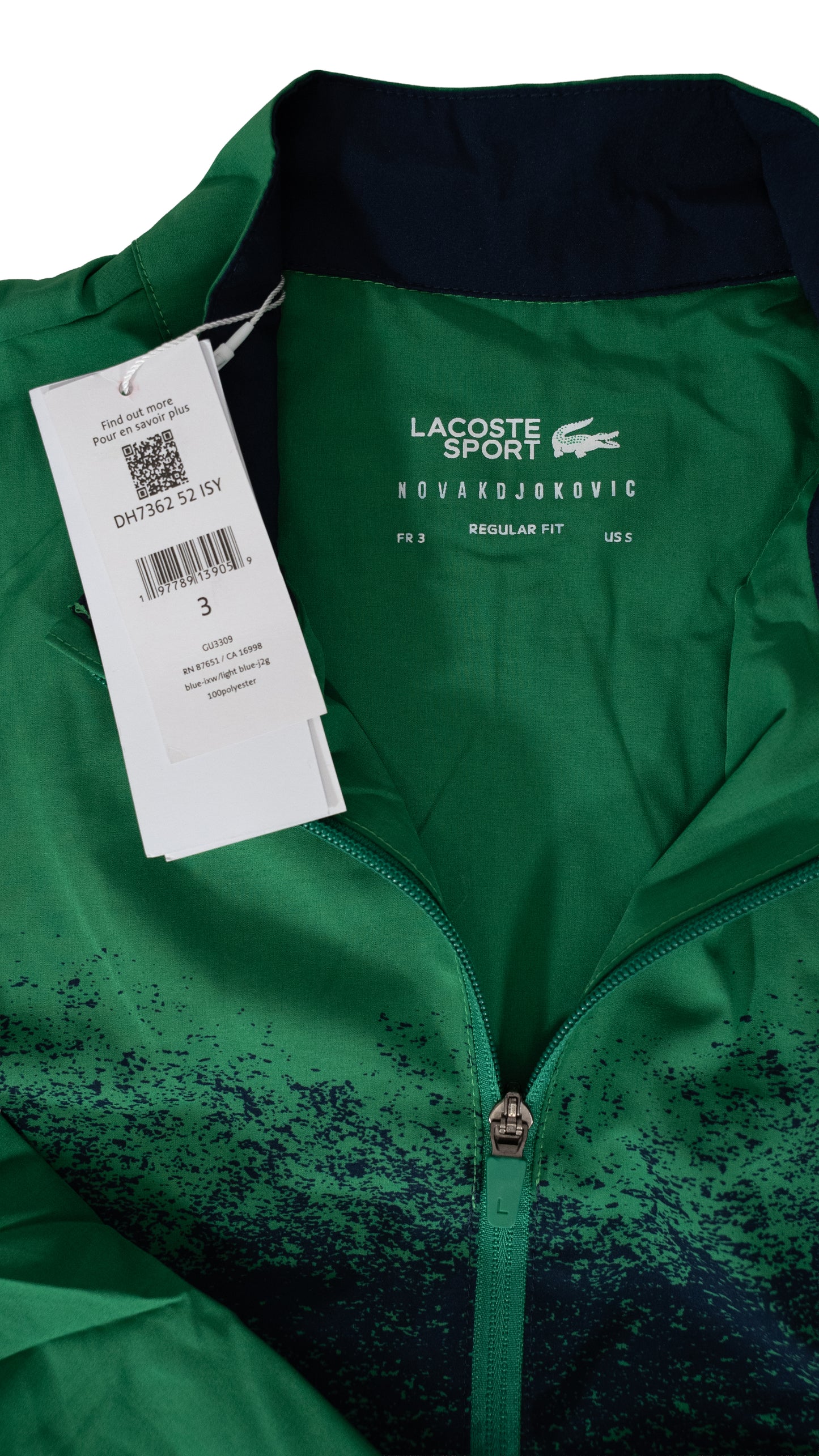 Lacoste x Novak Ðokovic Zelena Komplet Trenerka