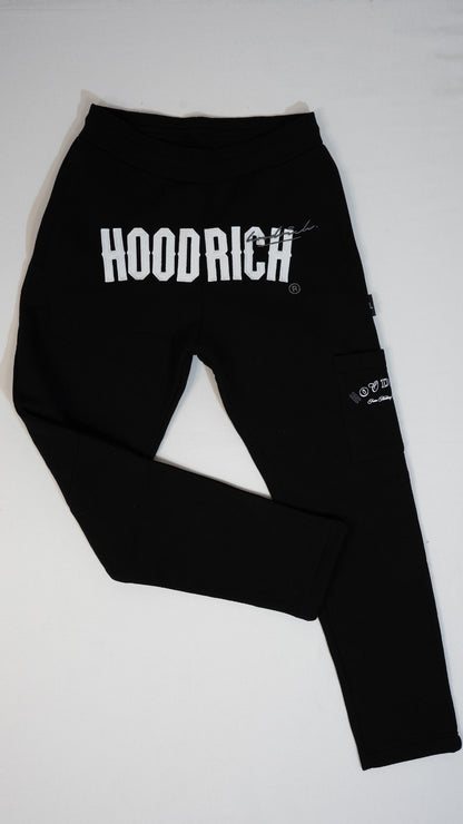 HOODRICH Crni Komplet sa Big Logom