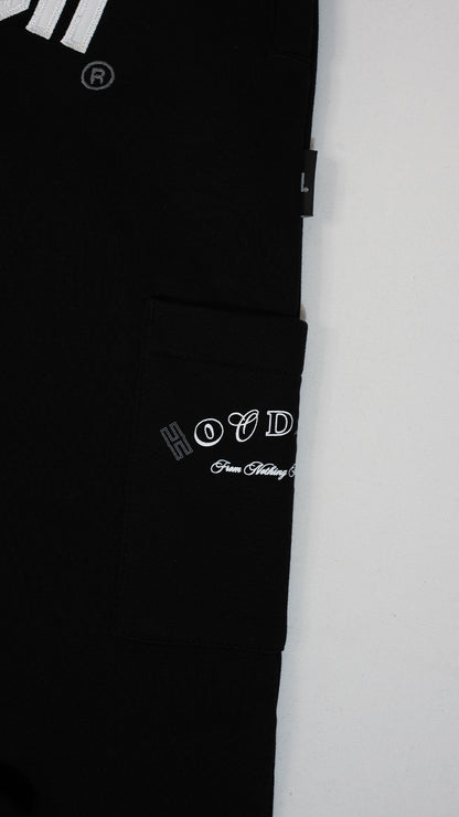 HOODRICH Crni Komplet sa Big Logom