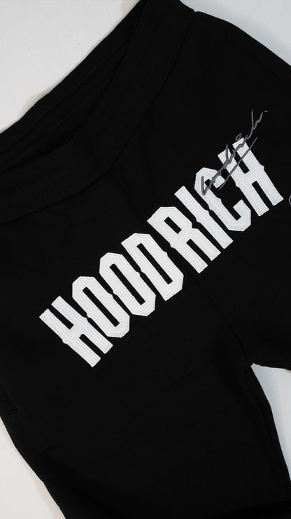 HOODRICH Crni Komplet sa Big Logom