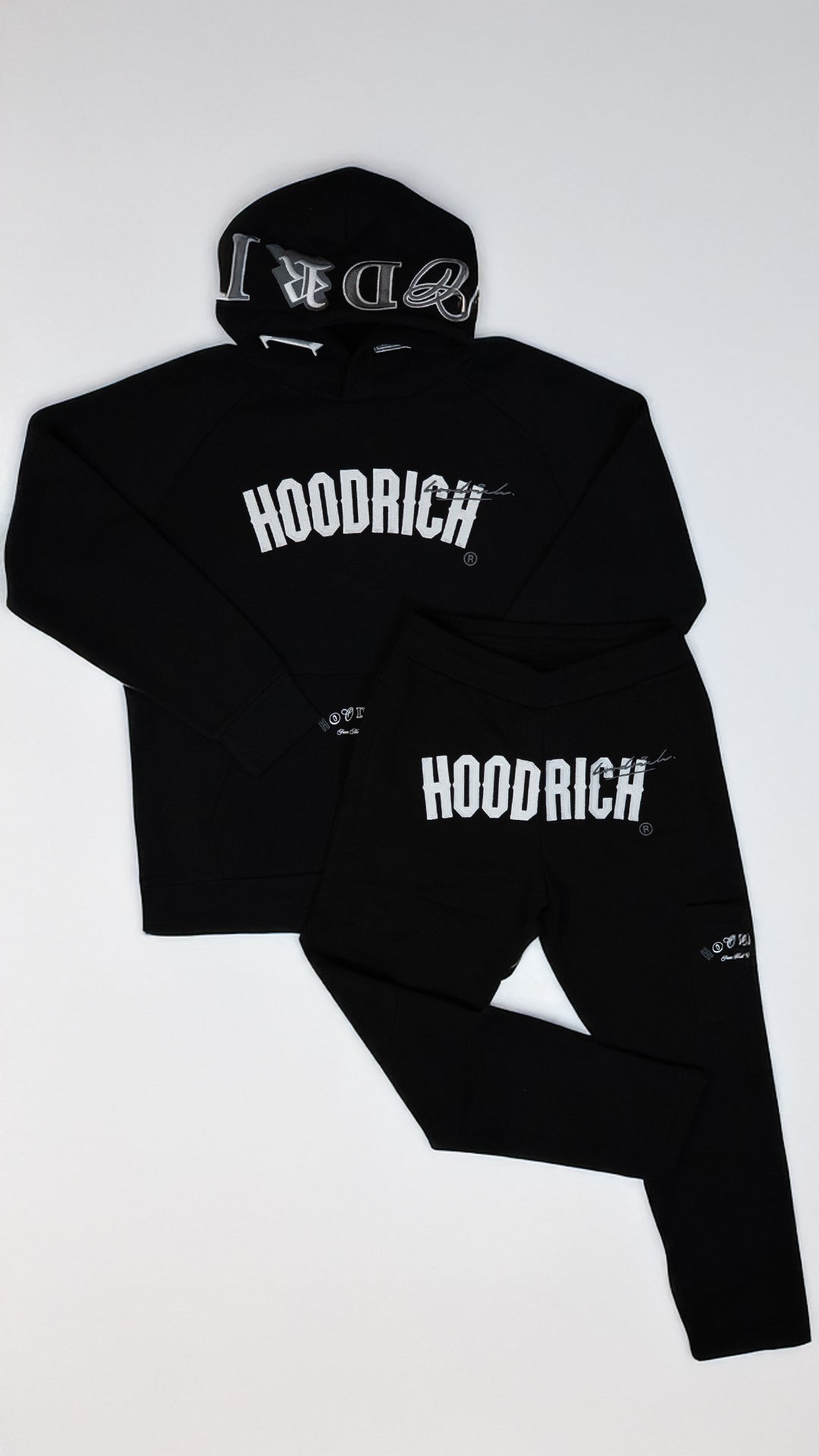 HOODRICH Crni Komplet sa Big Logom