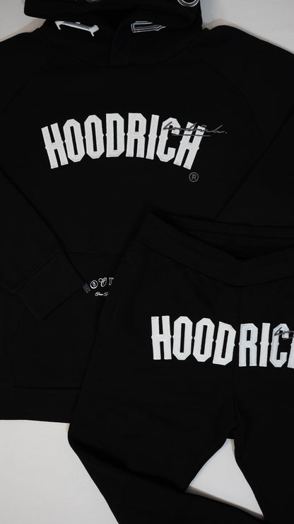 HOODRICH Crni Komplet sa Big Logom