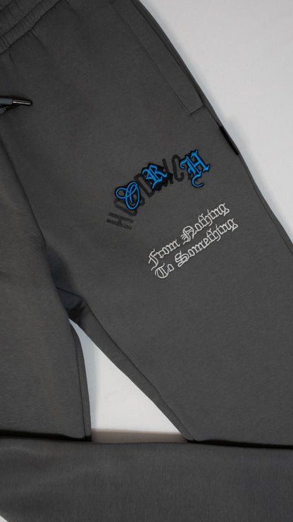 HOODRICH Sivi Donji deo Trenerke sa Logom 'Product of the Streets'