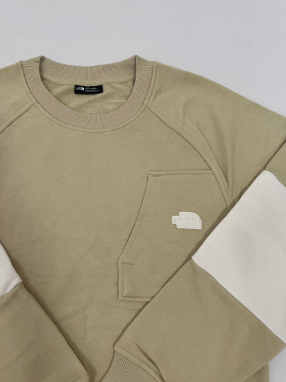 The North Face Bež Duks sa Džepićem i Belim Detaljom na Rukavu