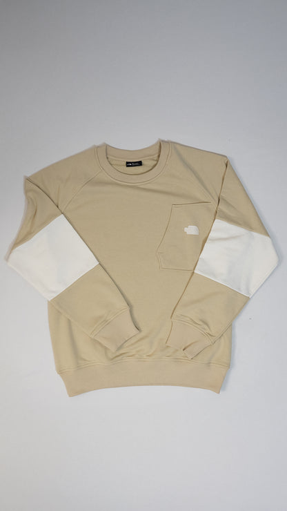 The North Face Bež Duks sa Džepicem i Belim Detaljom na Rukavu