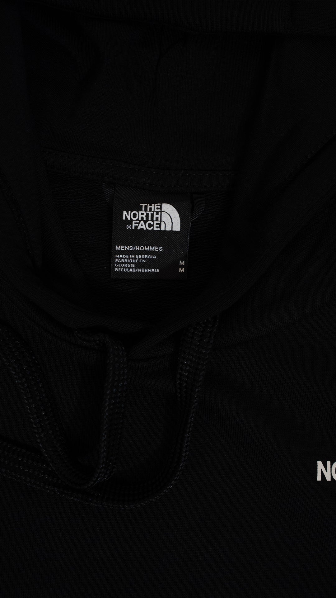 The North Face Crni Komplet sa Neon Mountain Printom