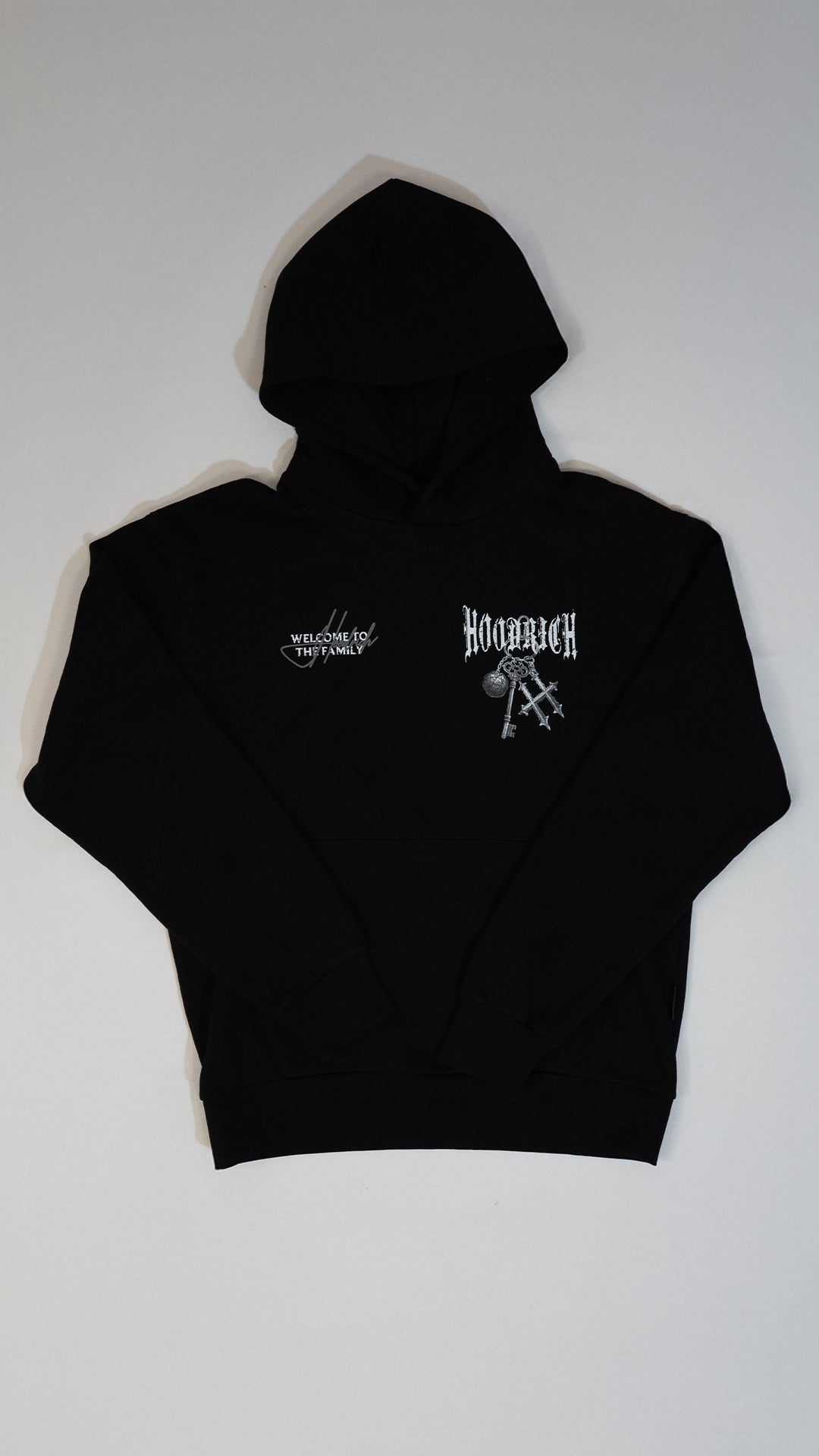 HOODRICH Crni Duks sa Printom na Leðima