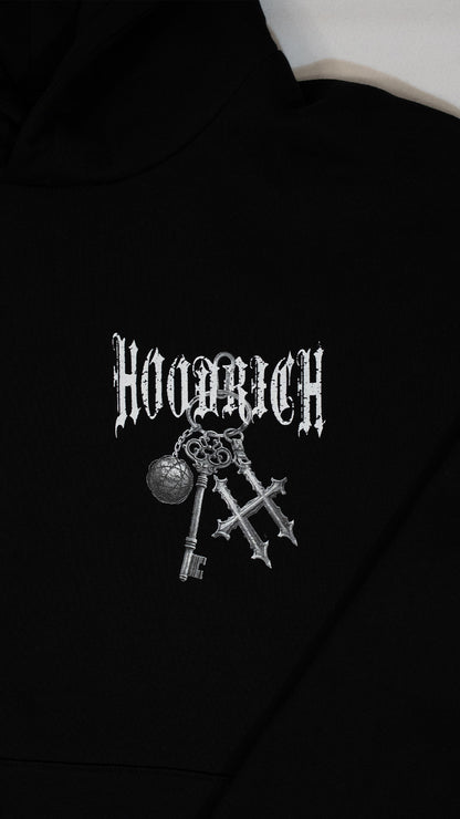 HOODRICH Crni Duks sa Printom na Leðima