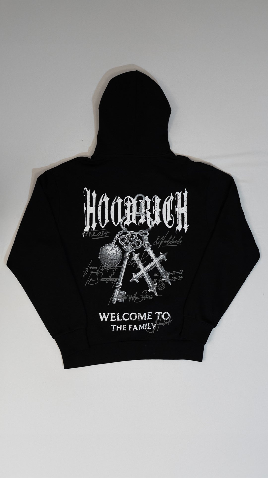 HOODRICH Crni Duks sa Printom na Leðima