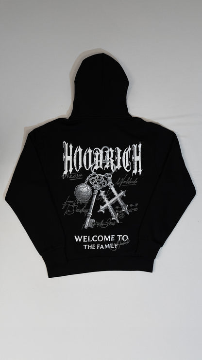 HOODRICH Crni Duks sa Printom na Leðima