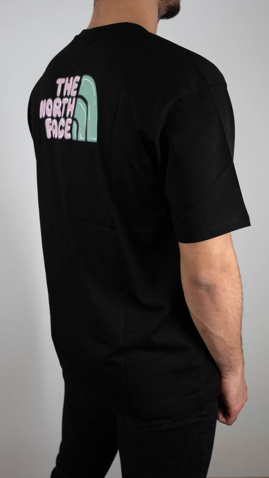 The North Face Crna Majica sa Bubble Tee Logom na Leðima