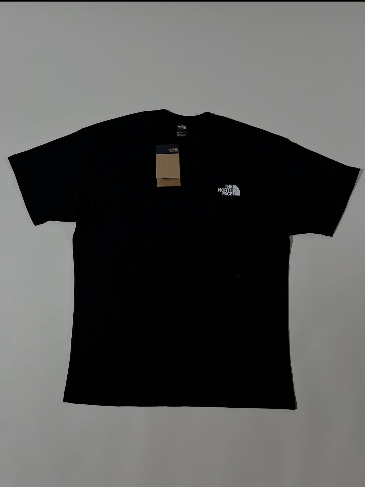 The North Face Crna Majica sa Narandžastim Mauntain Printom