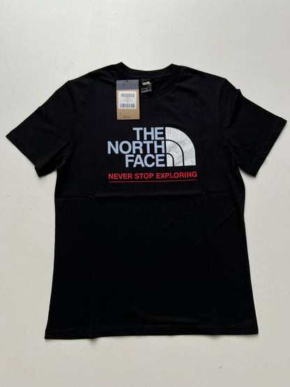 The North Face Crna Majica sa Logo Printom