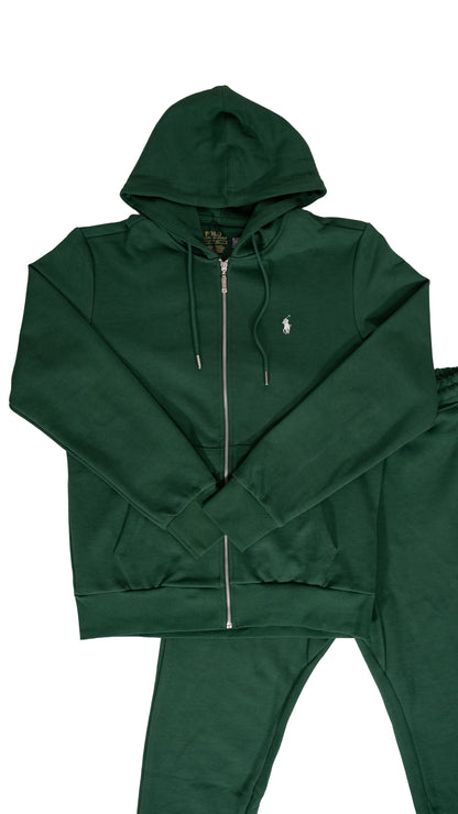 Polo Ralph Lauren Zeleni Full-Zip Komplet sa Basic Logom