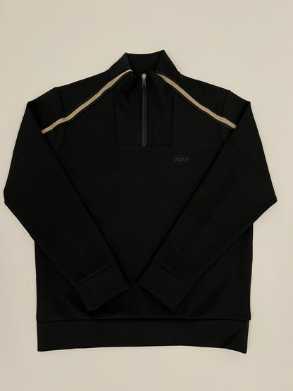 BOSS Crni Quarter-Zip Komplet sa Detaljima SS2026