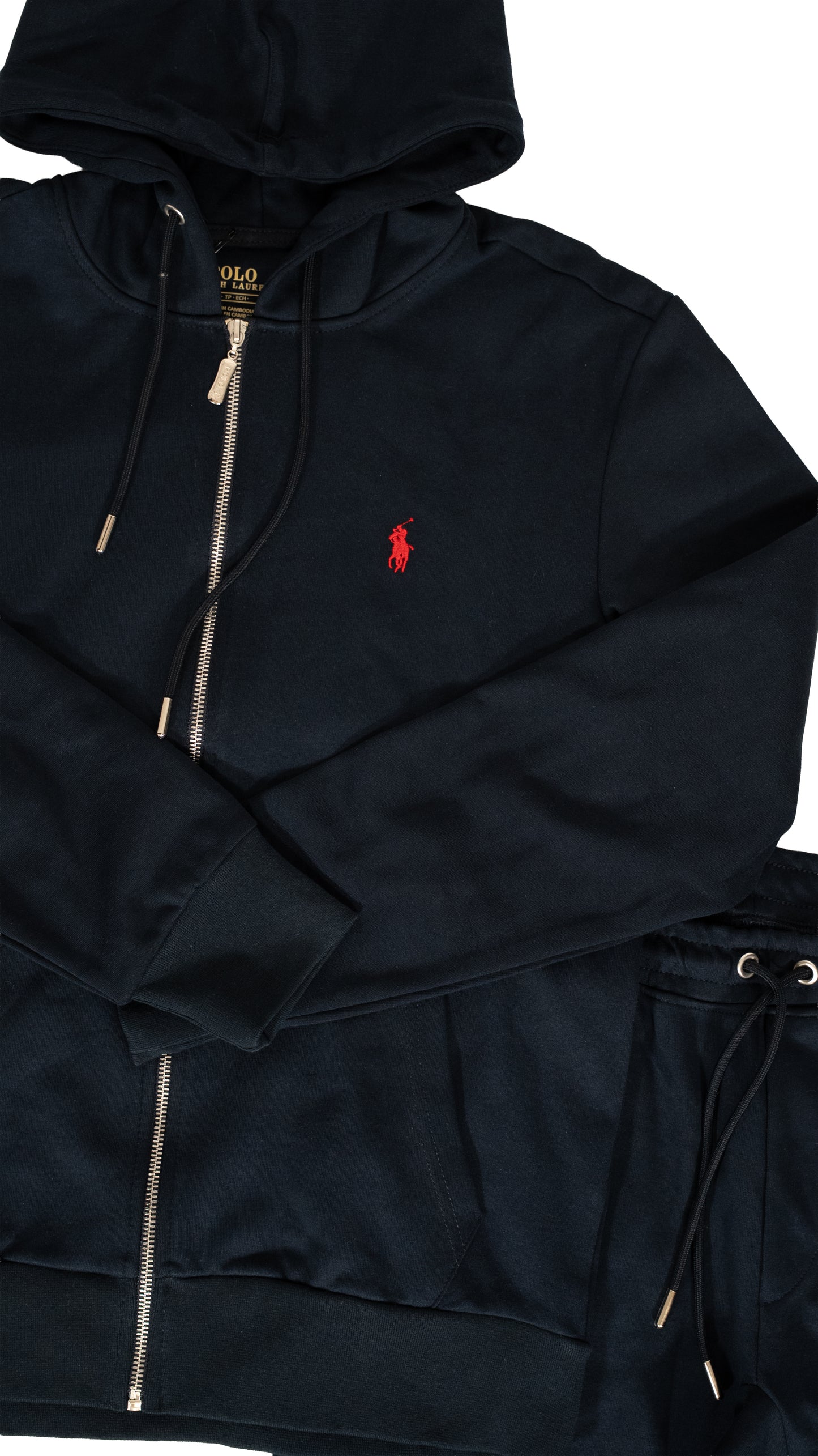 Polo Ralph Lauren Teget Full-Zip Komplet sa Basic Minimalistic Logom