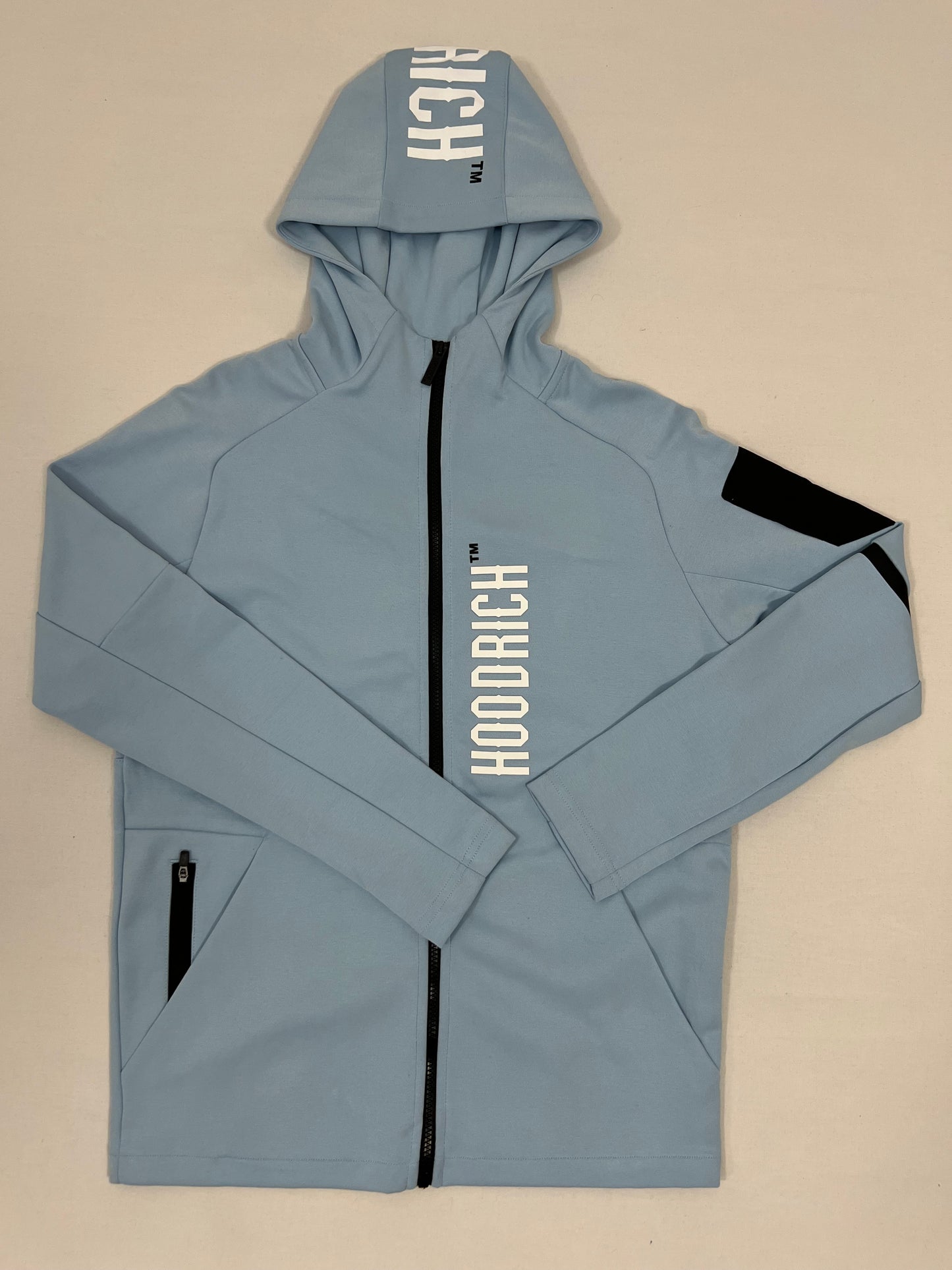 HOODRICH Baby Plavi Full-Zip Fleece Duks sa Dva Štek Džepa