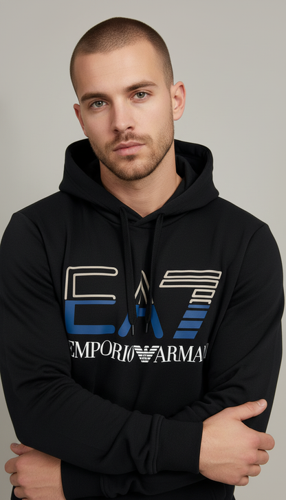Emporio Armani EA7 Duks sa Kapuljacom i Velikim Logom
