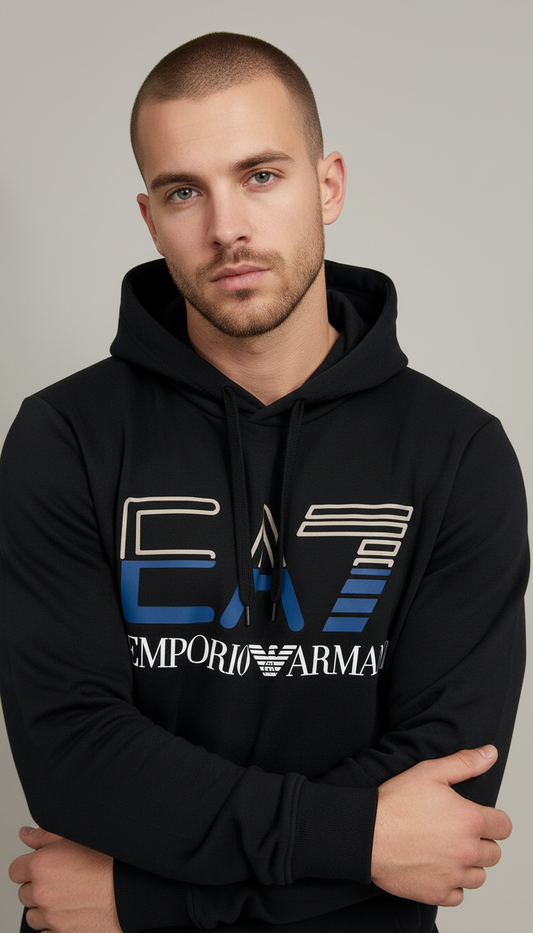Emporio Armani EA7 Duks sa Kapuljacom i Velikim Logom