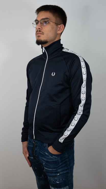 Fred Perry Teget Full-Zip Duks sa Logom na Rukavima