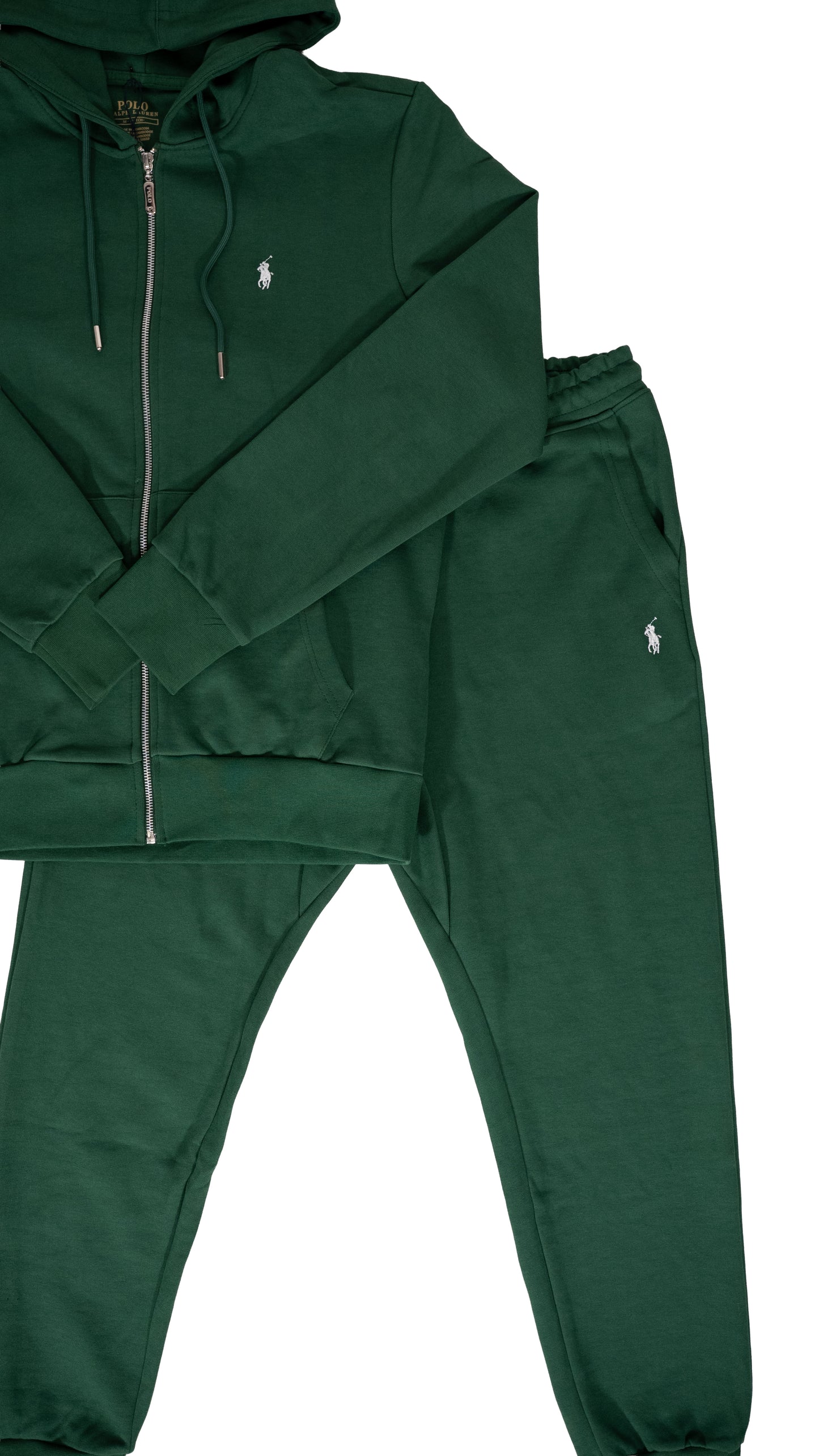 Polo Ralph Lauren Zeleni Full-Zip Komplet sa Basic Logom