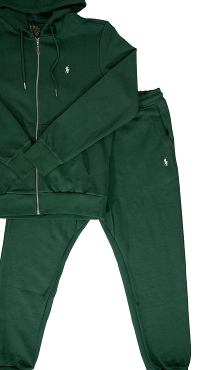 Polo Ralph Lauren Zeleni Full-Zip Komplet sa Basic Logom