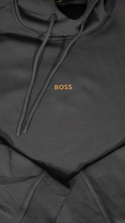 BOSS Sivi Duks sa Logom i Detaljima na Rukavima