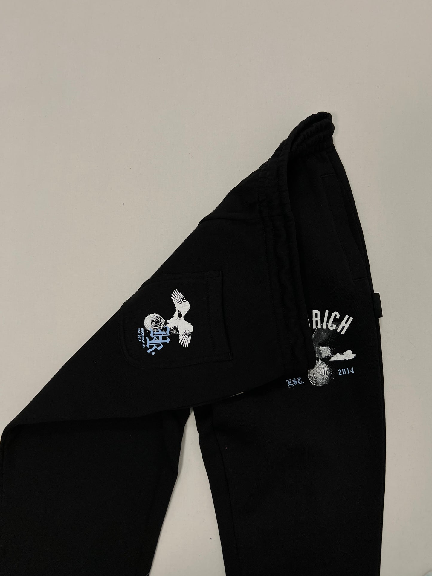 HOODRICH Crni Komplet sa Orao Printom na Leðima