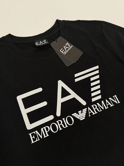 Emporio Armani EA7 Crna Majica sa Printom