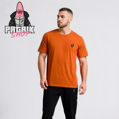Lyle & Scott Sport Narandžasta Majica sa Gumenim Logom