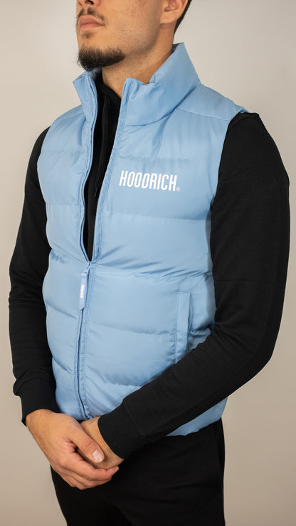 HOODRICH Baby Blue Prsluk sa Back Printom
