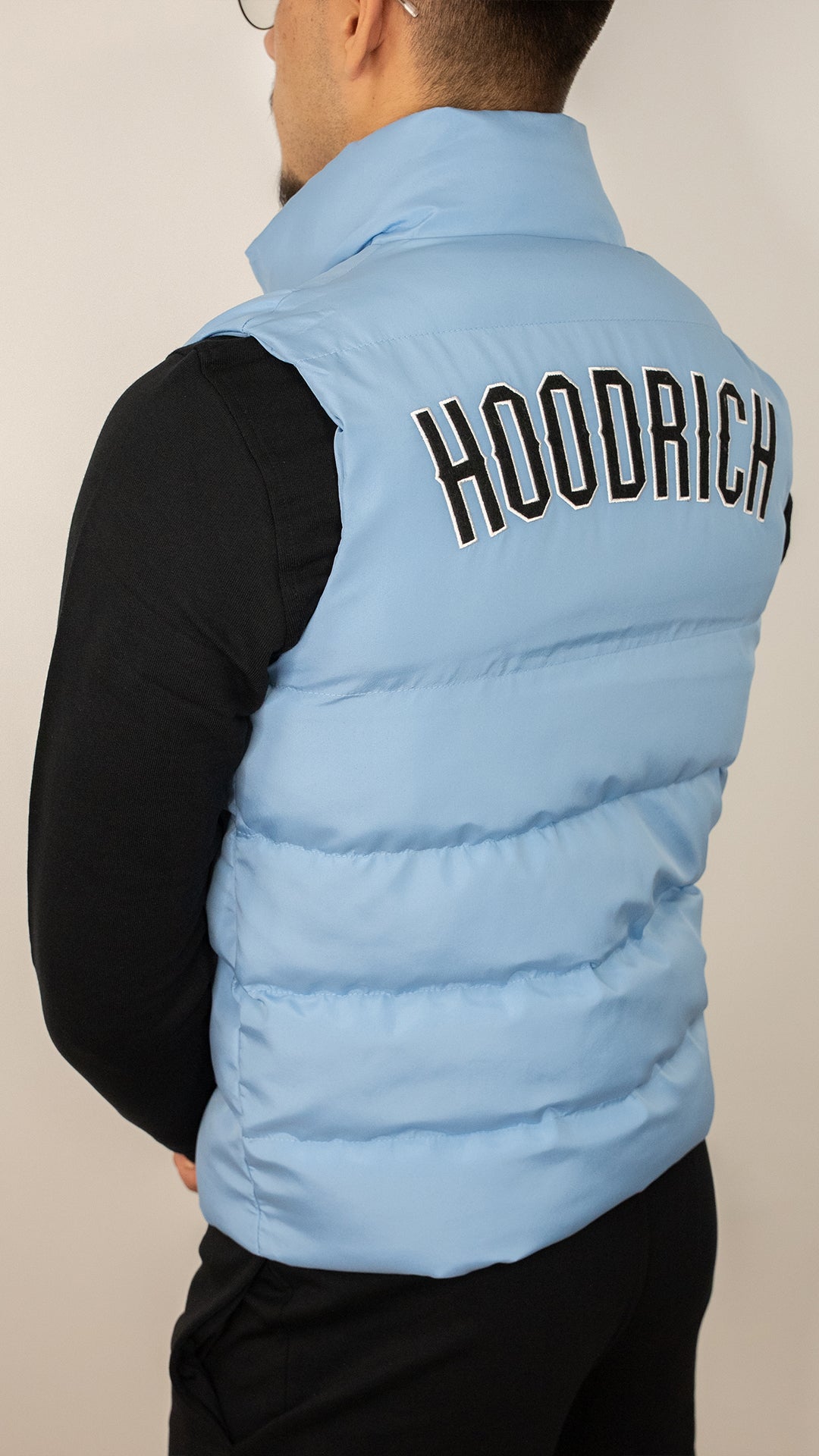 HOODRICH Baby Blue Prsluk sa Back Printom