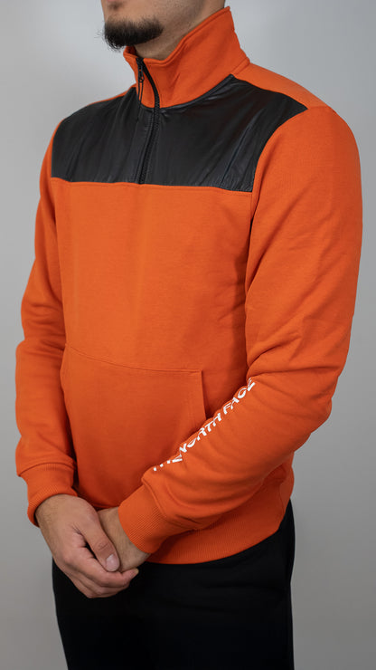 The North Face Narandžasti Hybrid Quarter-Zip Duks
