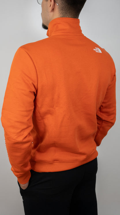 The North Face Narandžasti Hybrid Quarter-Zip Duks