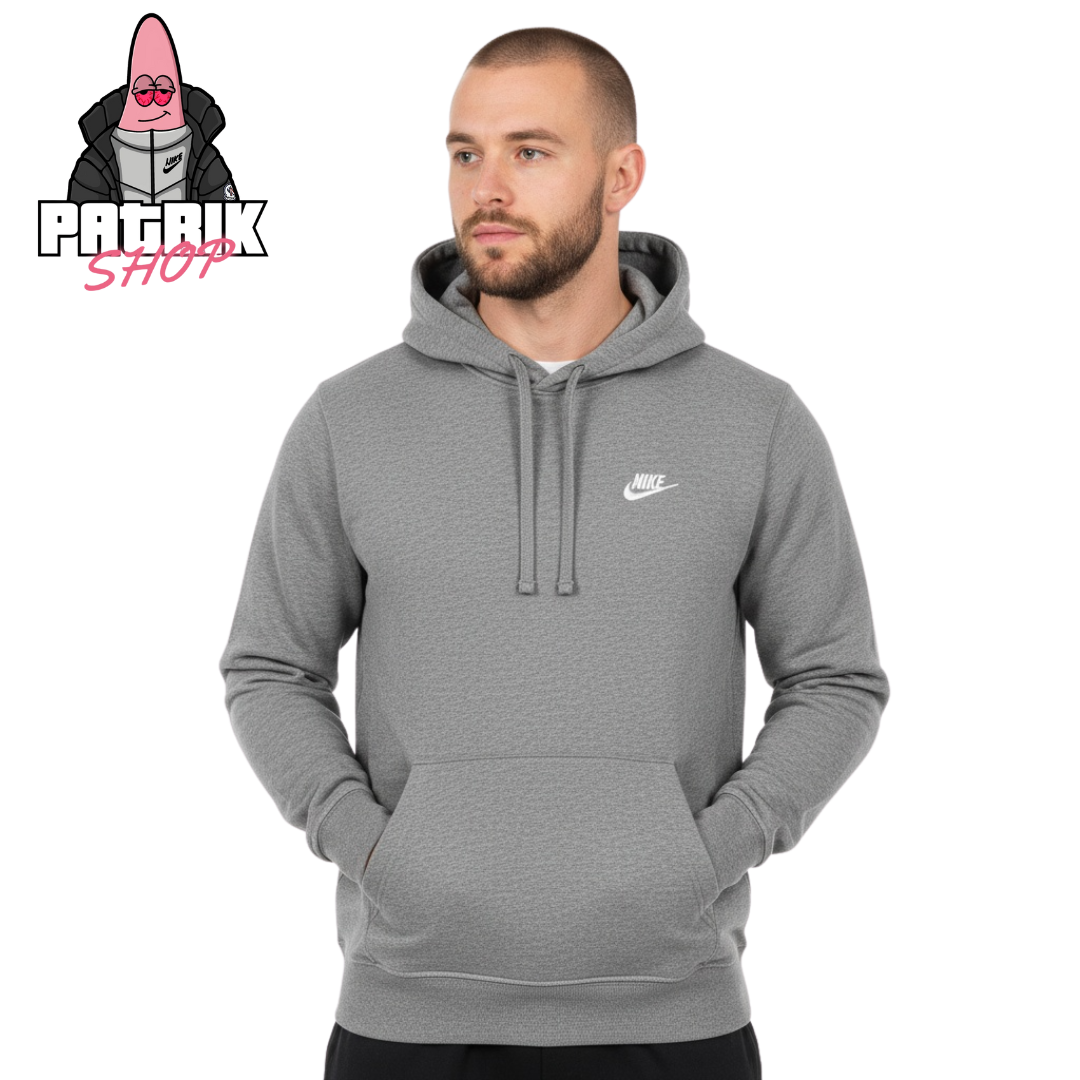 Nike Sivi Duks sa Kapuljačom i Logom