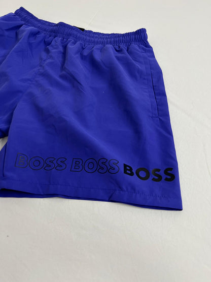 BOSS Teget Šorc sa BOSS Printom na Nozi