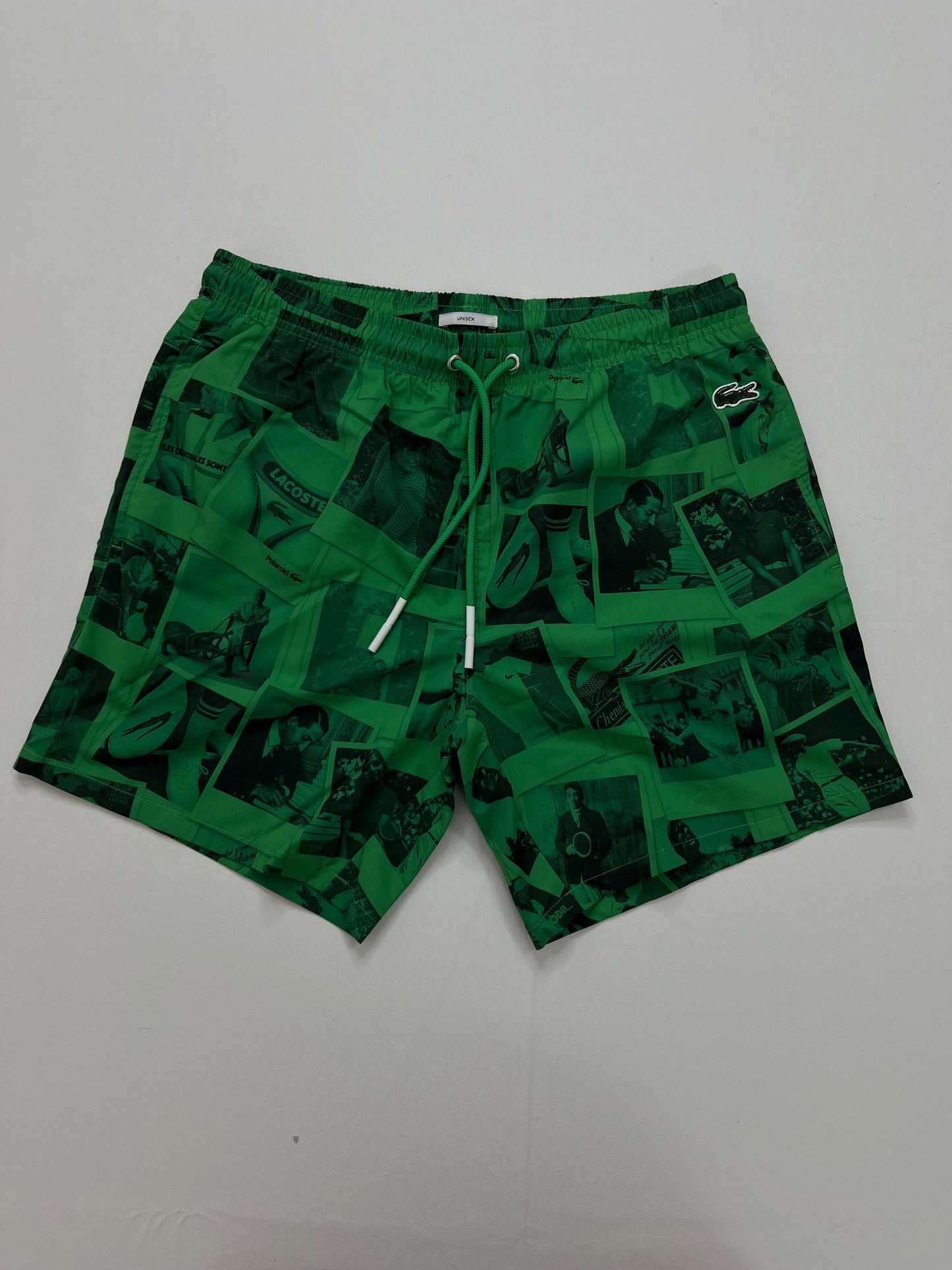 Lacoste x Polaroid Zeleno/Crni Šorc Kupaći sa All-Over Printom
