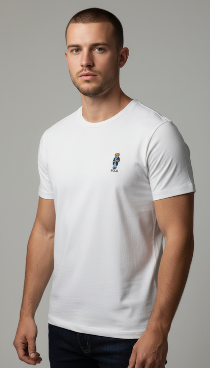 Polo Ralph Lauren Bela Majica sa Bear Logom