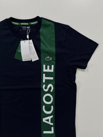 Lacoste Sport Navy Logo Print Majica