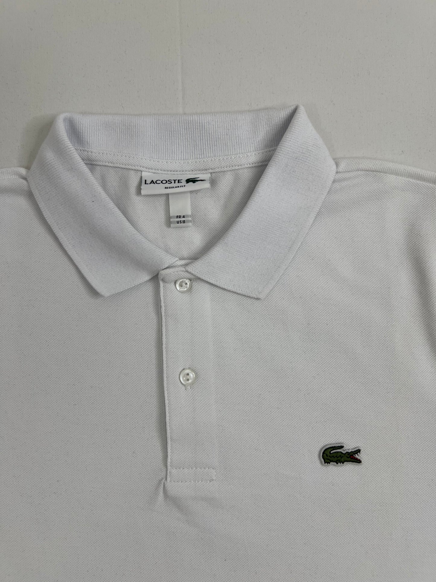 Lacoste Bela Majica na Kragnu sa Basic Logom