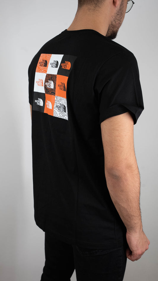 The North Face Crna Majica sa Square Printom na Leðima