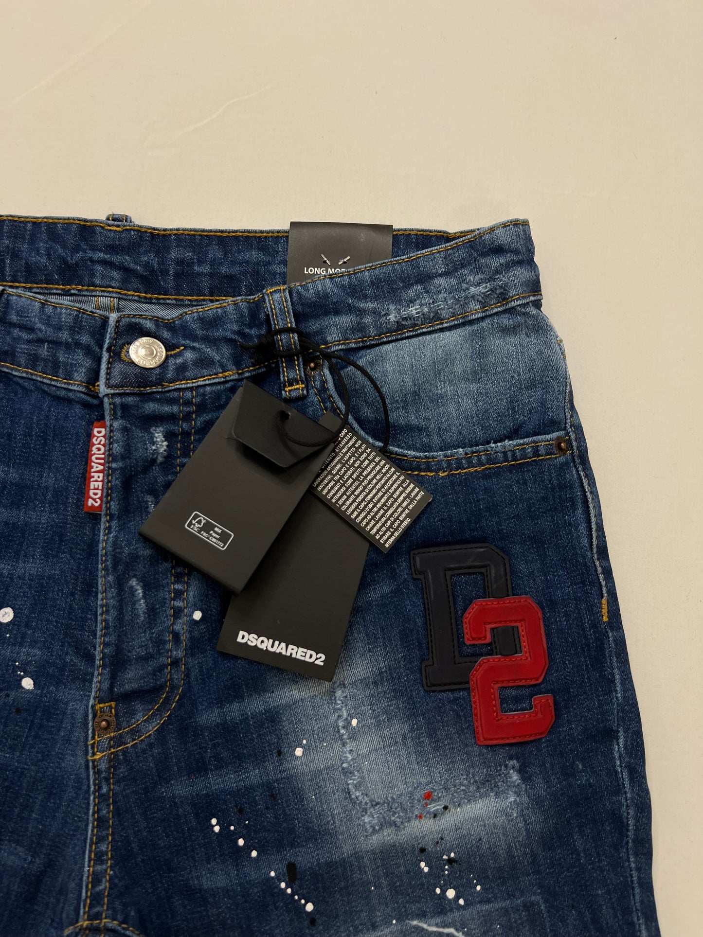 Dsquared2 Teget Bermude sa D2 Znakom na Butini