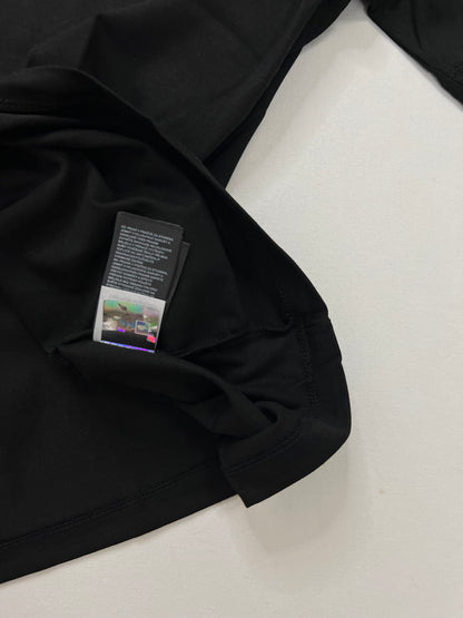 The North Face Crna Majica sa Box Printom na Leðima [Oversize]