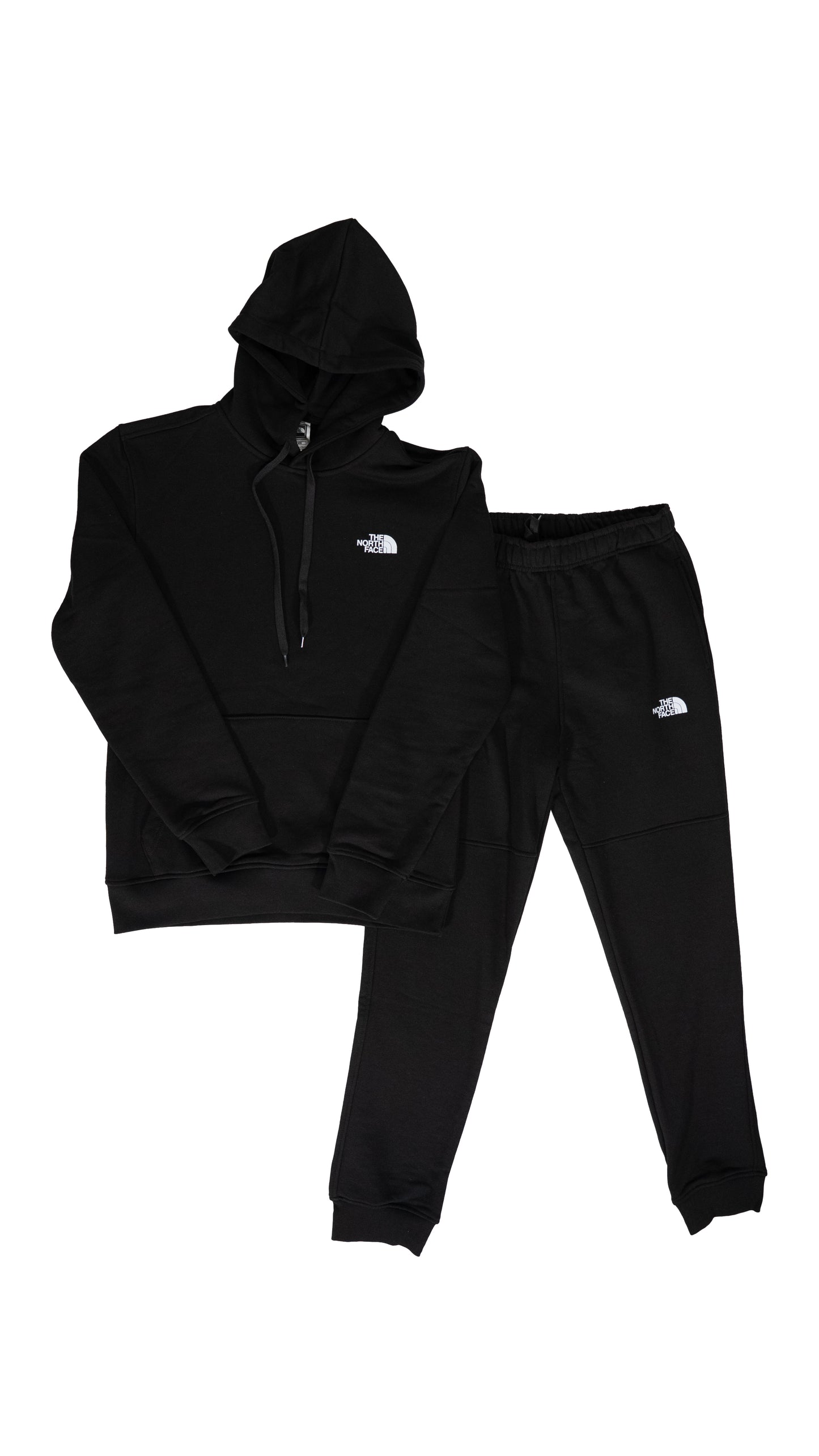 The North Face Crni Komplet sa Basic Logom na Leðima