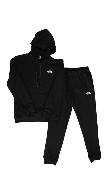 The North Face Crni Komplet sa Basic Logom na Leðima